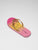Fluo message beach slipper