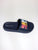 Juniors navy surfing beach slippers T.36.41